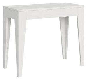 Consolle Allungabile 90-302x42x77 cm in Nobilitato Bianco