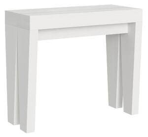 Consolle Allungabile 90-196x42x77 cm in Nobilitato Bianco
