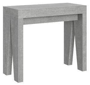 Consolle Allungabile 90-300x42x77 cm in Nobilitato Grigio