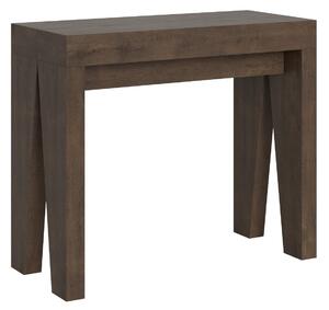 Consolle Allungabile 90-196x42x77 cm in Nobilitato Marrone