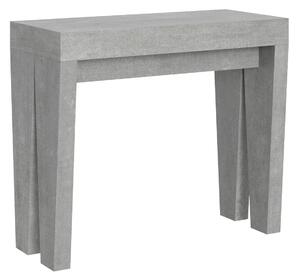 Consolle Allungabile 90-300x42x77 cm in Nobilitato Grigio