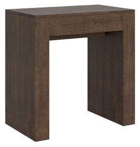 Consolle Allungabile 78-299x47x80 cm in Nobilitato Marrone