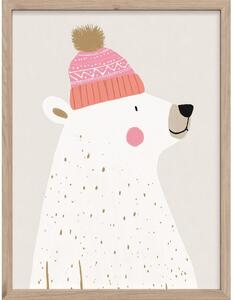 Quadro da bambini 30x40 cm White Bear – Styler