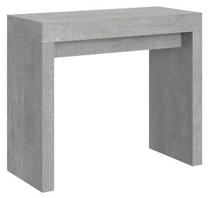 Consolle Allungabile 90-300x42x77 cm in Nobilitato Grigio