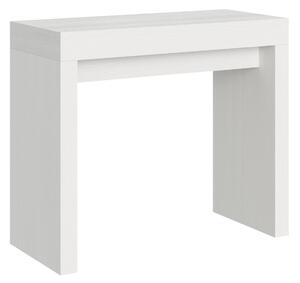 Consolle Allungabile 90-196x42x77 cm in Nobilitato Bianco