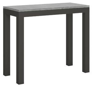Consolle Allungabile 90-196x40x77 cm in Nobilitato Grigio