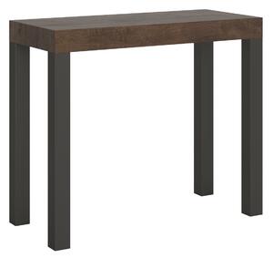 Consolle Allungabile 90-196x40x77 cm in Nobilitato Noce