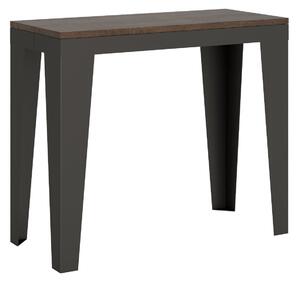 Consolle Allungabile 90-196x40x77 cm in Nobilitato Marrone