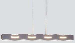 Eco-Light Lampada LED sospensione Wave nichel