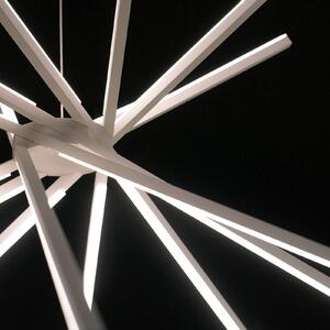 Eco-Light Lampada LED a sospensione Shanghai, 8 luci bianco
