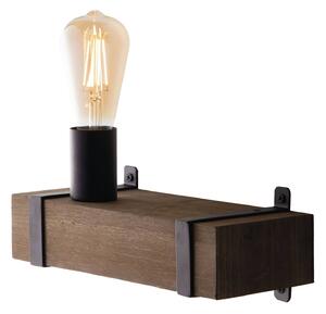 Eco-Light Applique Texas di legno anticato, 1 luce