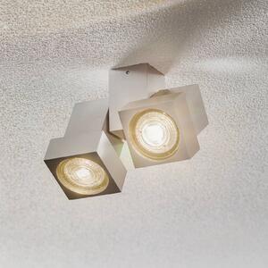 Egger Licht Faretto da soffitto/parete STYLE Q 2 luci allum