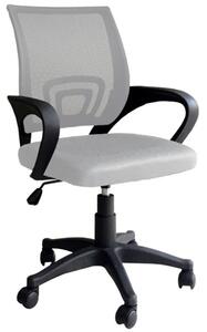 Poltrona girevole ergonomica per scrivania arredo ufficio Genius Grigio Sabbia