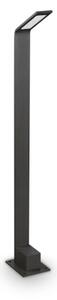 Agos paletto ip54 led 3000 k 670lm 6,5w nero h.80cm