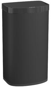 HOMCOM Bidone con sensore 55 L e coperchio soft-close in acciaio, nero | Aosom Italy
