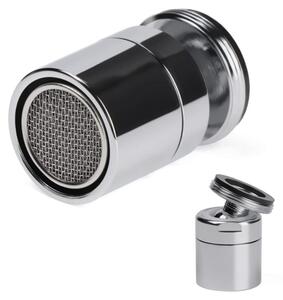 Adattatore filtro per rubinetto da cucina, girevole a 360 gradi, con attacco filettato maschio da 16 mm