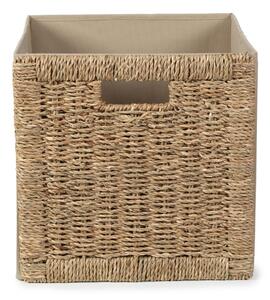 Scatola di colore naturale in erba marina 30x30x30 cm – Compactor