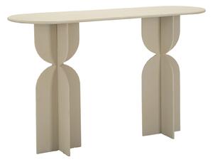 Console Dune 120x40x75,5 cm in Ferro Crema