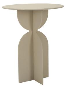 Tavolinetto Dune Ø45x58 cm in Ferro Crema