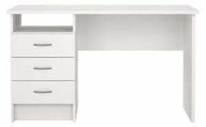 Scrivania 3 Cassetti 120x48x72h Function Plus Bianco