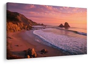 Quadro su tela – Tramonto sull'oceano