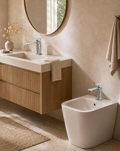 Coppia rubinetti lavabo e bidet cromo Ten