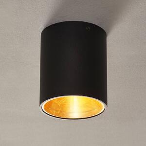 EGLO Plafoniera LED rotonda Polasso, nero-oro