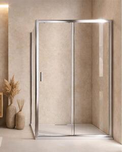 Box doccia 70x120 Nuvola un anta scorrevole reversibile 6 mm H 190 cromo