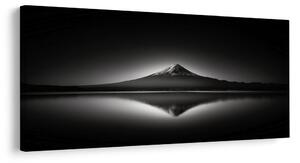 Quadro su tela – Maestosità del paesaggio in bianco e nero