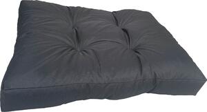 Pillows24 - Cuccia idrorepellente per cani, altezza 10 cm - M (76 x 50 cm) in antracite - Cuscino lavabile per cani, per interni ed esterni - Dog Bed