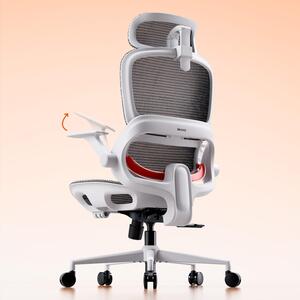 Sedia da ufficio ergonomica - Braccioli regolabili - Schienale a tre posizioni - Regolazione in altezza 19 cm