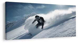 Quadro su tela – Esplosione di neve festiva
