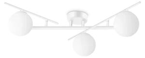 Atlas plafoniera 3 luci attacco g9 colore bianco in metallo e diffu