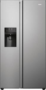 Haier Frigorifero Americano Side by Side Capacit 515 Litri Classe energetica E No Frost colore Inox Platino - SBS 90 Serie 3 HSR3918EIMP