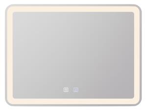 Blumfeldt Caledonian - Specchio da bagno a LED, specchio da bagno, design LED IP44, 3 temperature di colore, 50x70 cm, dimmerabile, funzione antiappannamento, tasto touch
