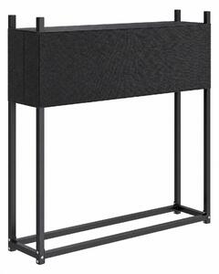 Outsunny Portalegna in acciaio zincato con copertura Oxford 600D, portata 250 kg, nero | Aosom Italy