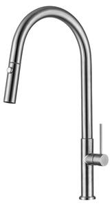 SAT miscelatore da cucina con canna a molla, 2 funzioni, inox SATBSD288NRZ