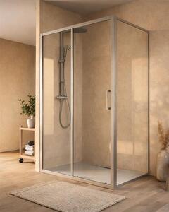 Box doccia 70x120 Marsiglia un anta scorrevole reversibile H 195 cromo