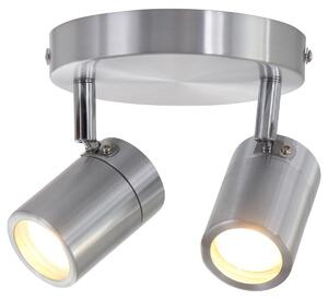 Mexlite - faretto - Upround LED - acciaio - metallo - Ø 24cm - GU10 - 2487ST