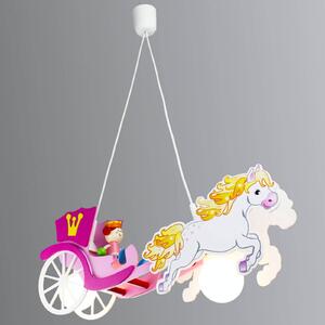 Elobra Lampada Principessa con cavallo e carrozza