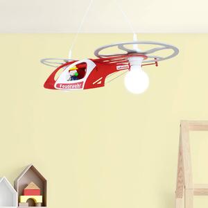 Elobra Lampada elicottero Fred per la stanza dei bambini