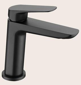 Miscelatore lavabo Totem in ottone nero opaco
