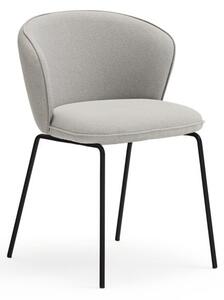 Set di sedie da pranzo grigio chiaro in imbottito 2 pz Add – Teulat