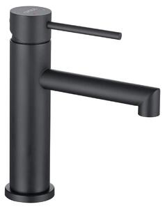 Rubinetto da bagno nero, miscelatore monocomando per lavabo