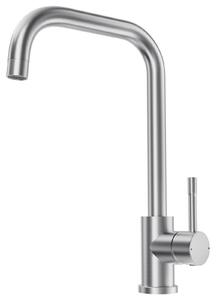 Rubinetto da cucina a bassa pressione con bocchetta girevole a 360° e 3 attacchi G3/8