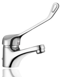 Miscelatore monocomando per lavabo geriatrico, rubinetto medico