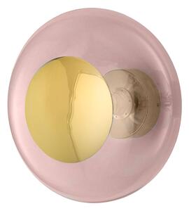 EBB & FLOW Horizon portalampada oro/rosé Ø 36 cm