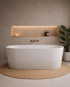 Vasca 170x80 Brooklyn freestanding in acrilico bianco lucido