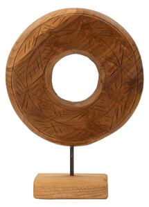 Statuetta in legno (altezza 38 cm) Dorat - Mauro Ferretti