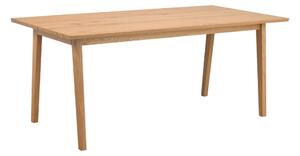 Tavolo da pranzo in legno con decoro in rovere, 180 x 90 cm Melfort - Rowico